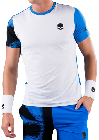 Теннисная футболка Hydrogen Bicolor Spray Tech Tee Man - bluette