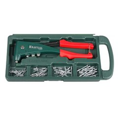 KRAFTOOL X-5F, 2.4 - 4.8 мм, удержание заклепки, литой заклепочник в кейсе (31173-H6)