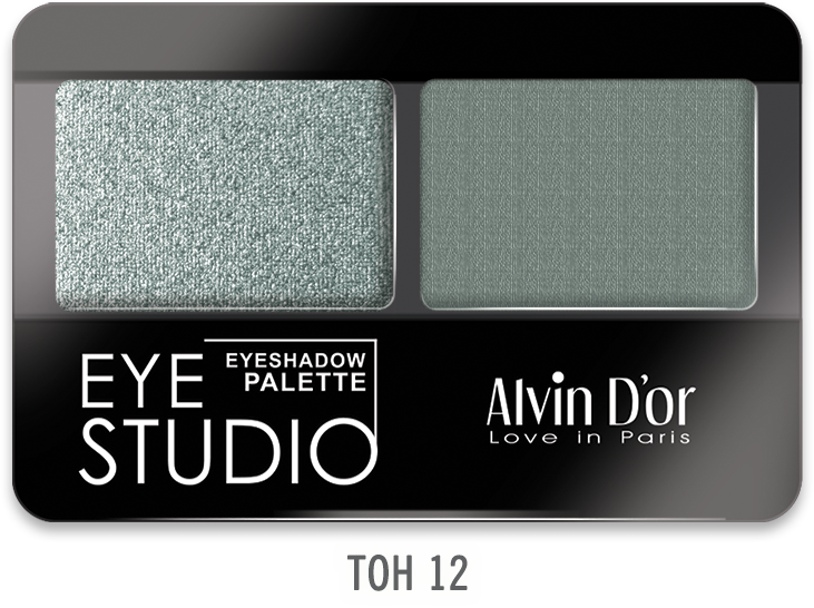 Alvin D`or AES-14 Тени для век  двойные EYE STUDIO  тон 12  5г