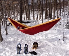 Большой гамак Ticket to the Moon King Size Hammock Burgundy/Dark Yellow - 2