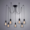 Люстра Arte Lamp Spider A1109SP-7BK