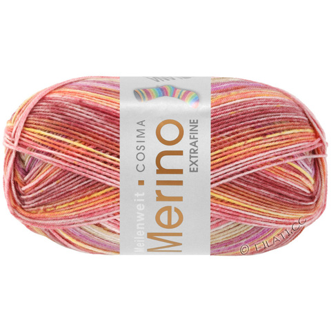 Пряжа Lana Grossa Meilenweit 100 Merino Extrafine Cosima 3493