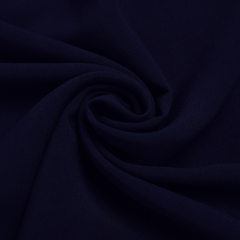 Ткань штапель однотон, 130 гр/м2, ш. 145 см, тёмно-синий