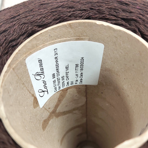 Кашемир LORO PIANA TWIST COARSEHAIR 3/13 коричневый