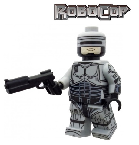Робокоп минифигурка Робот-полицейский — Robocop minifigurca Robot policeman