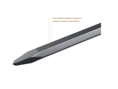 ЗУБР БУРАН, 400 мм, SDS-Plus, пикообразное зубило, Профессионал (29361-00-400)