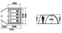 Кемпинговая палатка Trek Planet Bolzano 4 (70143)