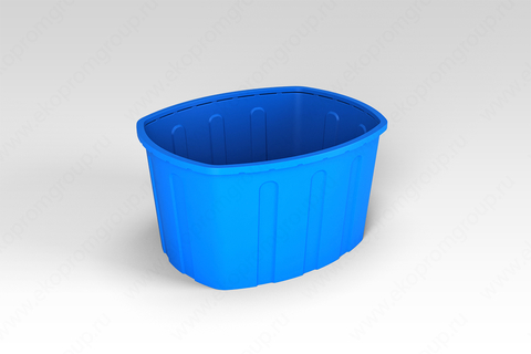 Ванна ЭкоПром 400 л.(110x90x60см;синий) - арт.555650