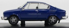 Skoda 110R Coupe 1978 Sapphire blue Abrex 1:43