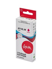 Струйный картридж Sakura 0348C001 (471XL M) для Canon PIXMA MG5740, 6840, 7740, водорастворимый тип чернил, пурпурный, 10,8 мл., 650 к.