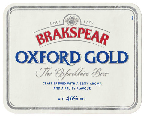 Пиво Brakspear Oxford Gold