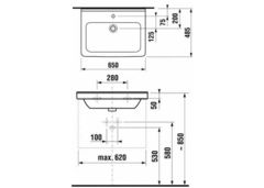УМЫВАЛЬНИК JIKA CUBITO 65х48