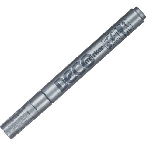 Маркер промышленный ICO для универсальной маркировки серебристый (2-4 мм)