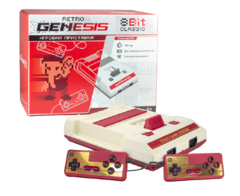 Retro Genesis 8 Bit Classic + 300 игр (модель: C-56, Серия: C-50, AV кабель, 2 проводных джойстика)