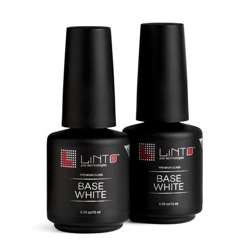 LINTO База для гель-лака камуфлирующая WHITE 15 ml