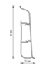 Плинтус Line Plast 85 мм LS021 – Бокоте