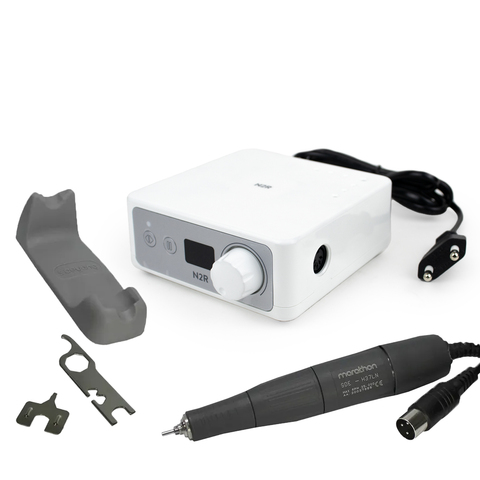 Аппарат для маникюра/педикюра Marathon N2R/H37LN серебристый/черный без педали