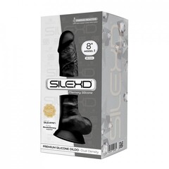 Фаллоимитатор с двойной плотностью Model 1 от SILEXD черный (20,5*4,5 см)