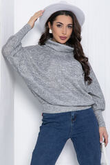 Джемпер Бернарда (серый меланж) Б12491-8 LT Collection