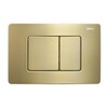 Abber AC1201MB-AC0105-AC0120MMG Комплект подвесной Унитаз Abber Rechteck AC1201MB черный матовый с инсталляцией AC0105 и кнопкой AC0120MMG золото матовое