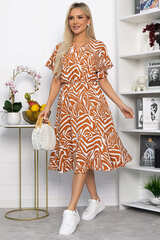 Платье Кристи (рыжее) П13869-35М LT Collection
