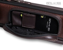 Кейс QK-S Captain 2x2 коричневый аллигатор