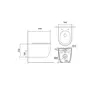 Aquatek Set Aquatek ЕВРОПА T-033 4в1 Set Aquatek ЕВРОПА T-033 4в1 (рам INS-0000012 отдельностоящая + крепление  KKI-0000002 + кнопкаKDI-0000033 +унитаз ЕВРОПА AQ1106T-00  с крышкой