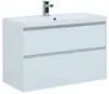 Aquanet 242526 Тумба с раковиной Гласс 100 цв.белый (242526)