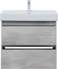 Aquanet 287875 Тумба Nova Lite 75 2 ящ. цв. дуб белый (287875)