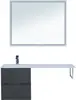 Aquanet 243776 Тумба с раковиной Алвита 120 R цв.серый антрацит (243776)
