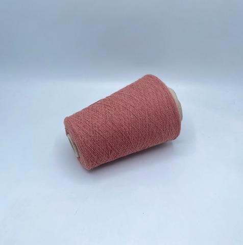 Бобинная пряжа (пр.Италия),art-Souple 1500м/100гр. 58% Хлопок, 10% Кашемир, 32% Полиэстер, цвет-Сухая роза(369/676), арт.35054