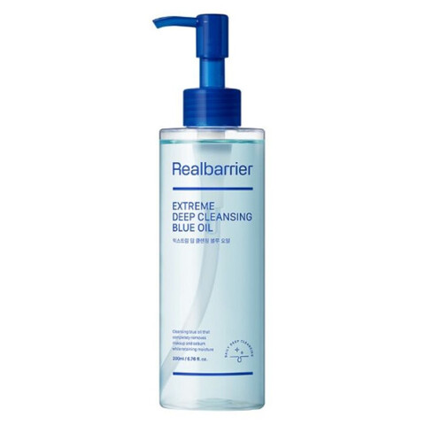 Гидрофильное масло для чувствительной кожи Real Barrier Extreme Deep Cleansing Blue Oil, 200мл