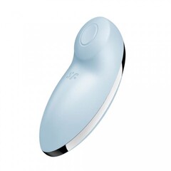 Клиторальный стимулятор с вибрацией Satisfyer Tap&Climax 2 голубой