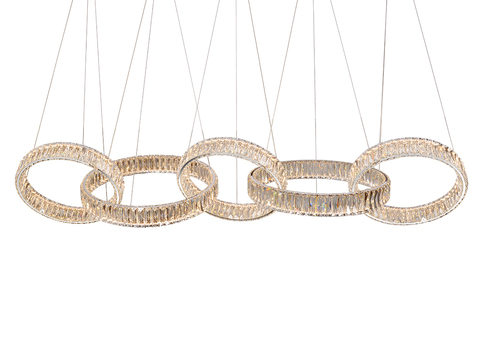 Подвесная светодиодная люстра Newport CRYSTAL 8245/S chrome, М0064769