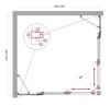 BelBagno LUCE-AH-22-130/125-C-Cr LUCE-AH-22-130/125-C-Cr Душевой уголок