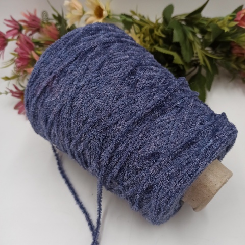 Velourette Loro Piana Велюр 150м/100гр Синий джинс