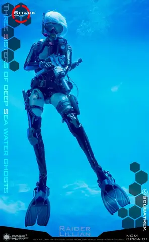 Фигурка Дайвер-Рейдер Лилиан масштаб 1/6 Three Sisters of Deep Sea Water Ghosts Coreplay
