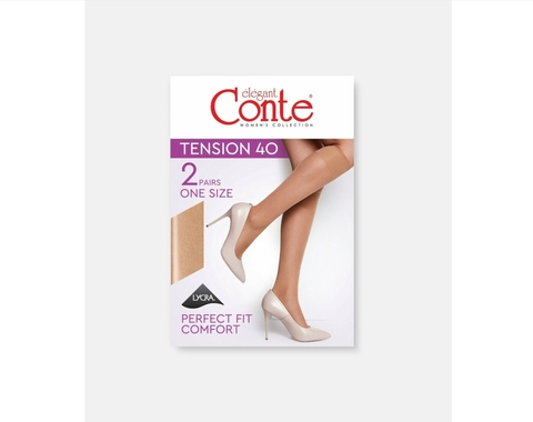 Гольфы женские 40 Den Tension, Bronz Conte