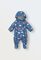 Демисезонный комбинезон Tot (лесные зверята синий)