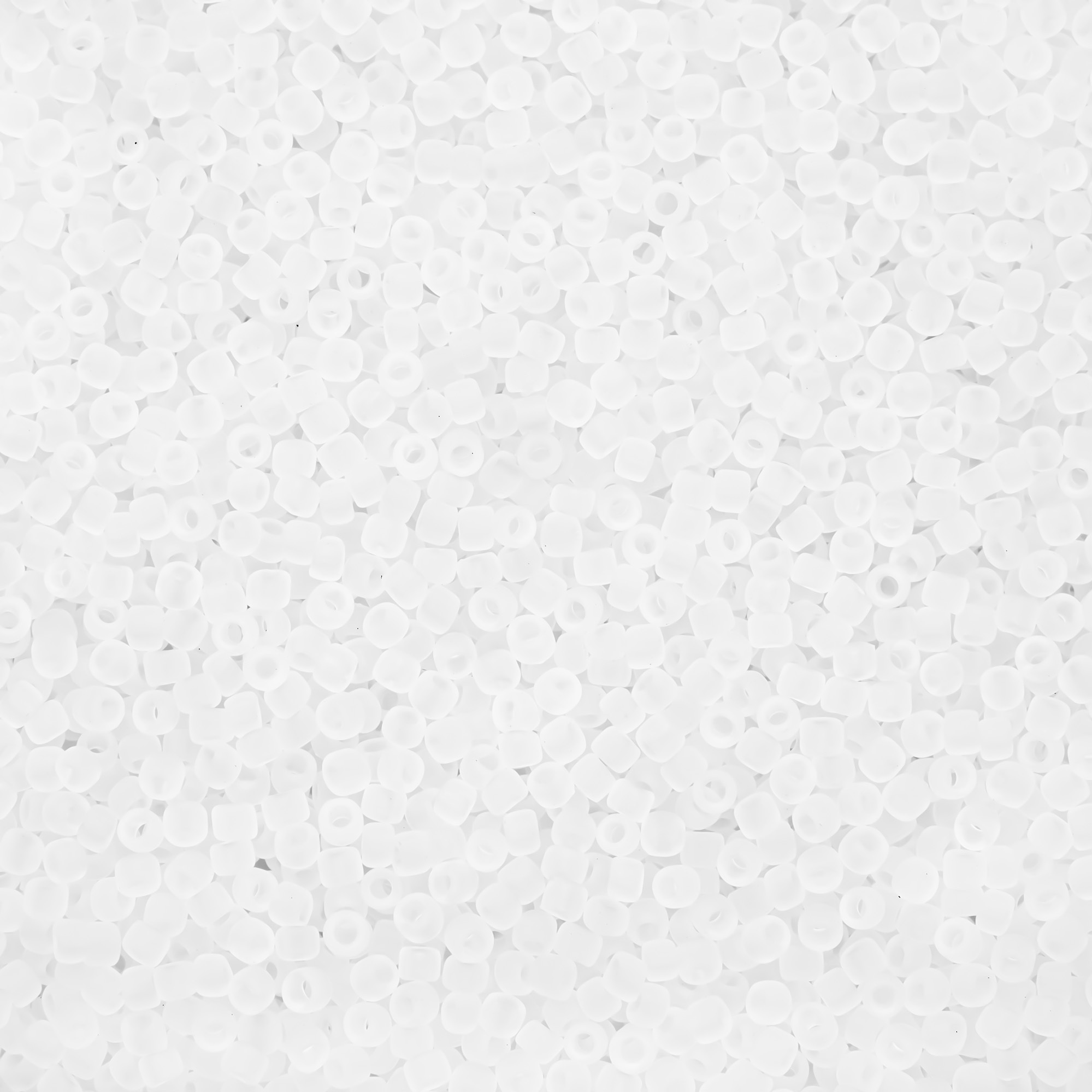 Японский бисер TOHO Round 15/0 (№1F), прозрачный матовый