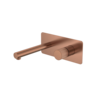 Boheme 125-CB.3 Смеситель STICK из стены COPPER BRUSHED ручка LINEA