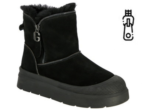 Кедберри сапоги зимние ,шерсть  черн.(35-39) DNZ_25-011_black