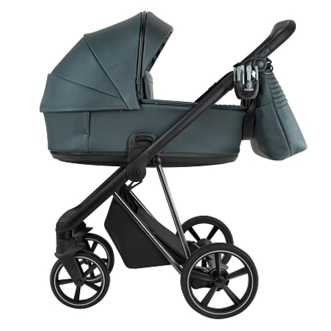 ROAN Коляска 2 в1 Sol Luxury короб + прогулка leather/Atlantic Deep/Nickel