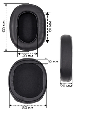 Амбушюры для наушников AKG K371, K361, K371BT, K361BT (Натуральная кожа)