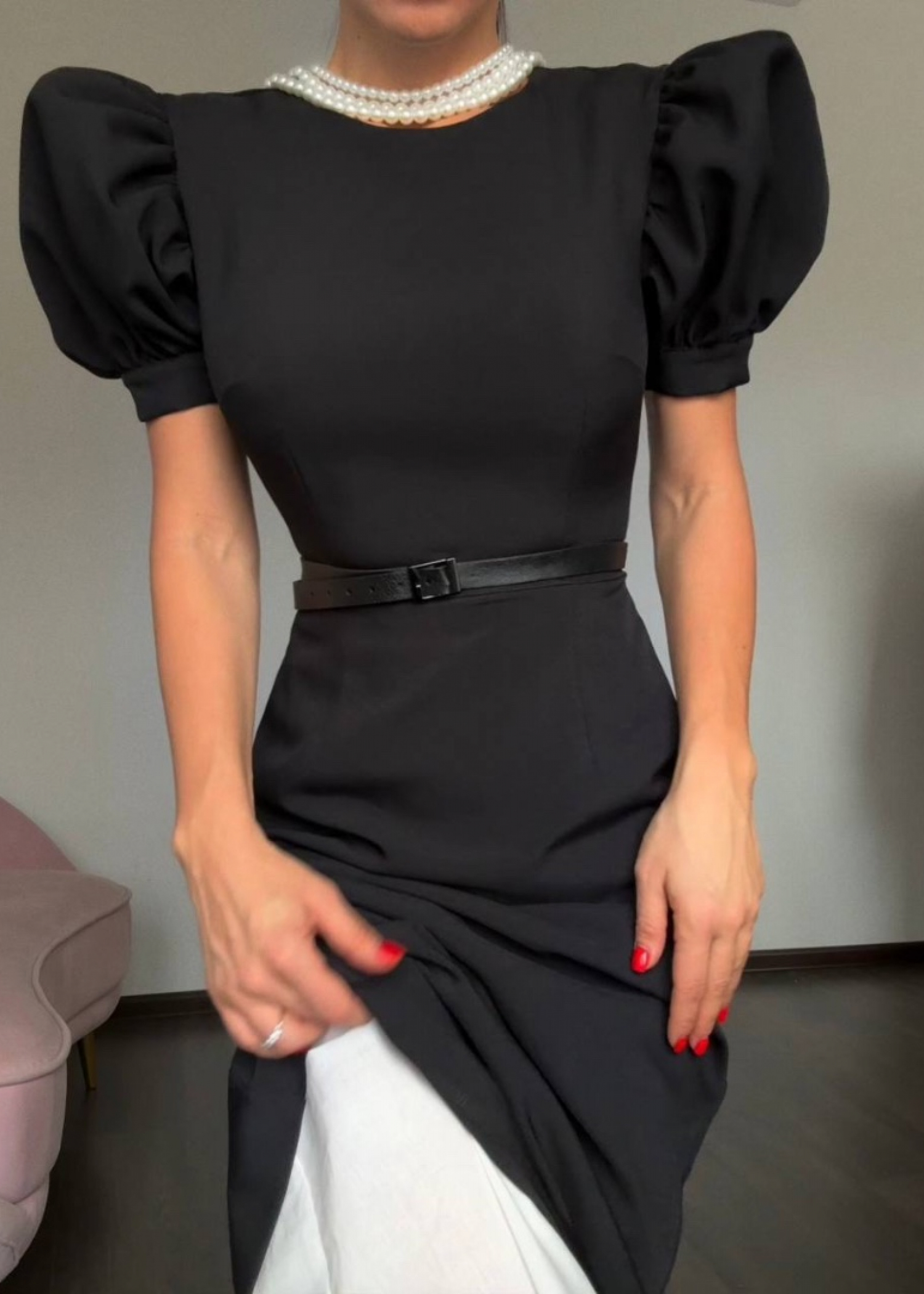 Платье Леди, Черный