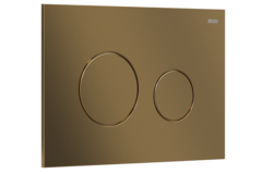 Скоро на складе! Панель двойного смыва RIVO Touch neo Латунь матовая (matte BRASS)