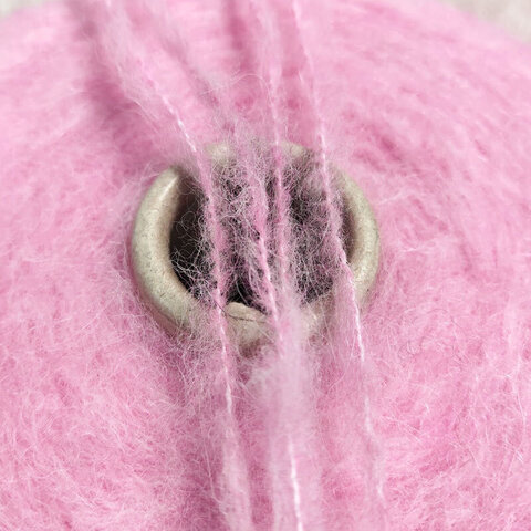 Вспушенная альпака GI TI BI NICHT 240 розовый