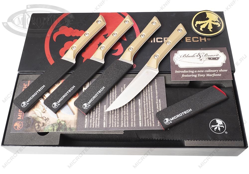 Сет Microtech Kitchen Steak Set 4 COYOTE TAN