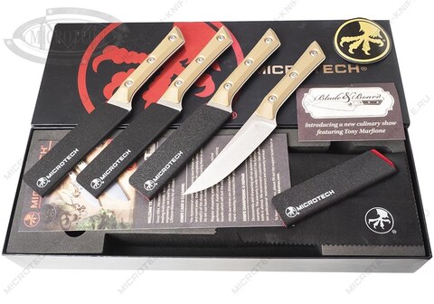 Сет Microtech Kitchen Steak Set 4 COYOTE TAN
