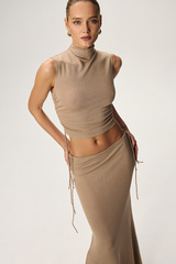 Юбка макси TANZANIA Латте